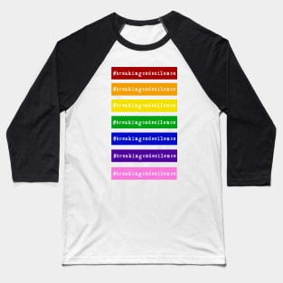 #breakingcodesilence Rainbow Alliance Baseball T-Shirt